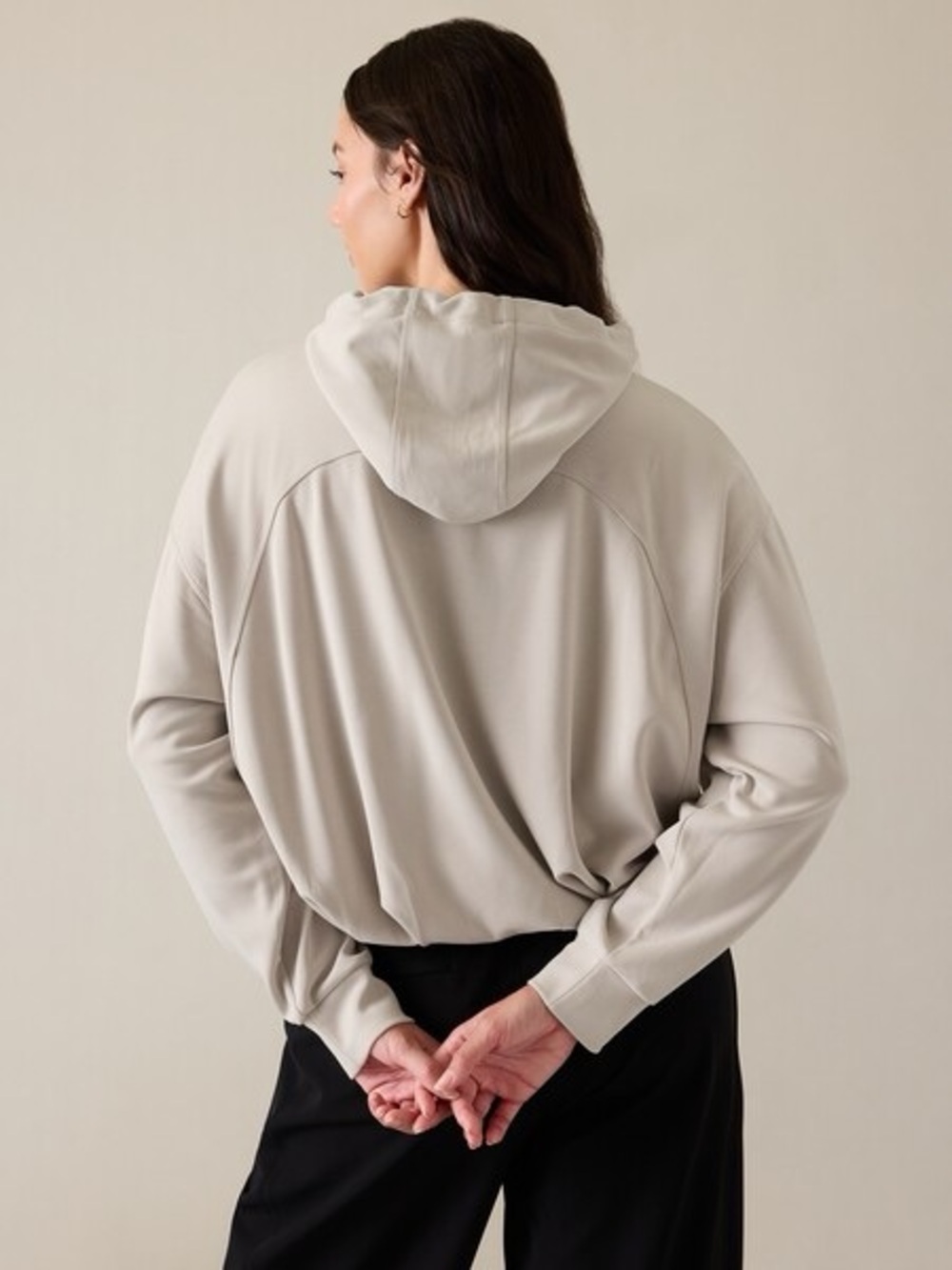 Athleta Seasoft Bubble Hem Hoodie NWOT